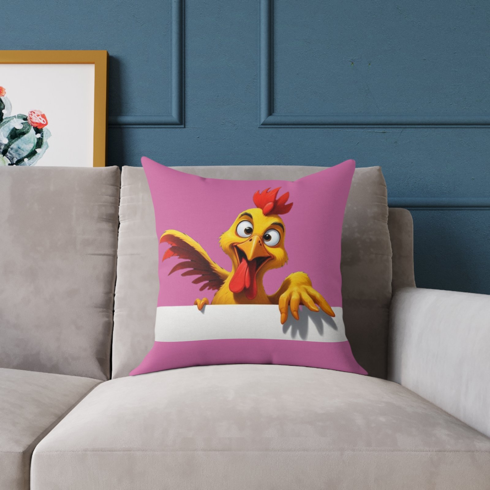 Squark Square Poly Canvas Pillow - Image 7