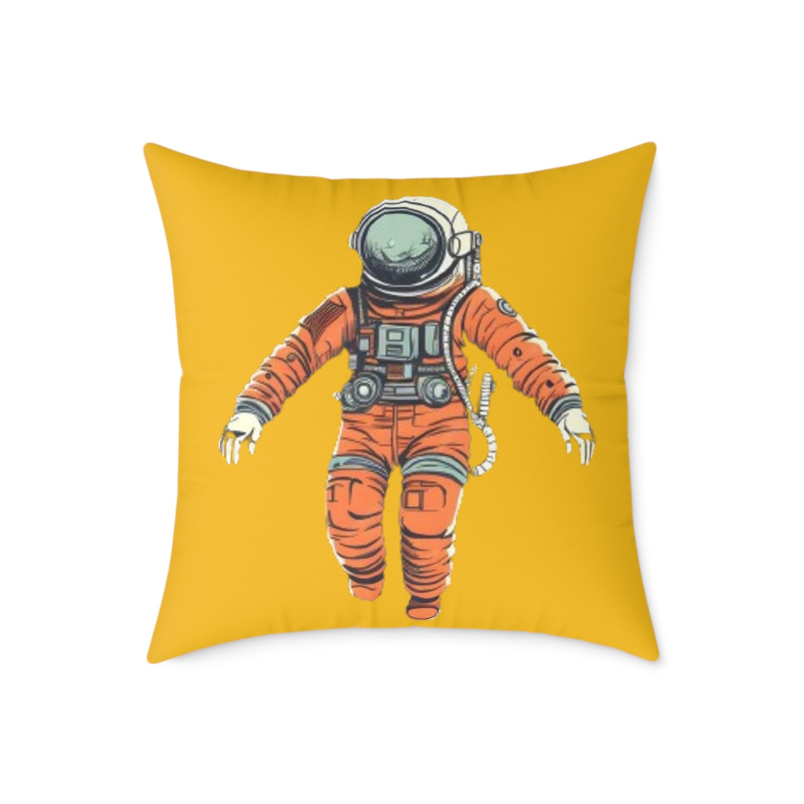 Astronaut Square Poly Canvas Pillow - Image 13