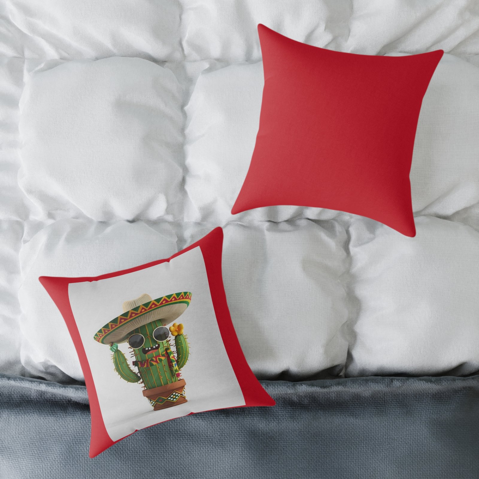 Mexico Square Poly Canvas Pillow - Image 8