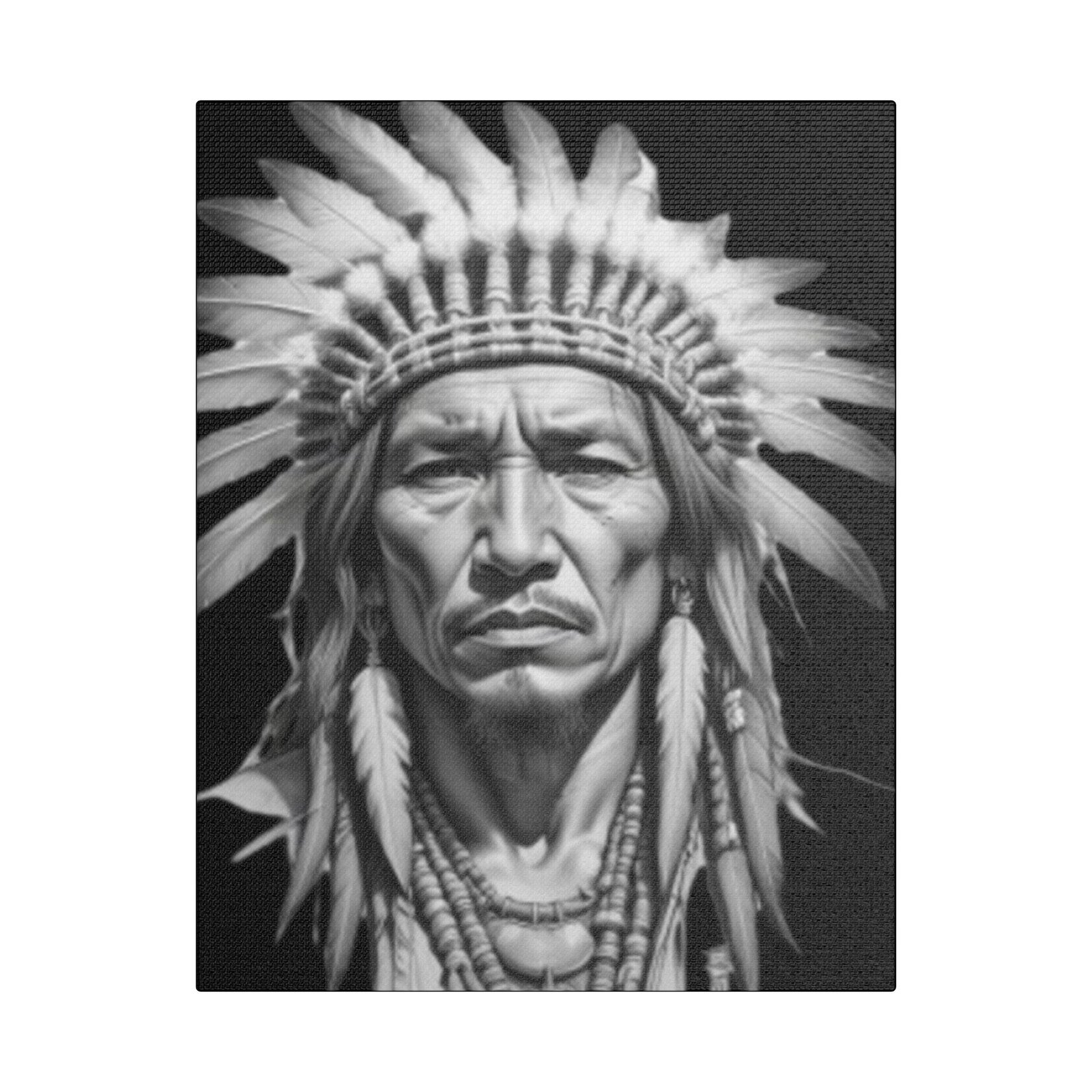 Apache Satin Canvas, Stretched