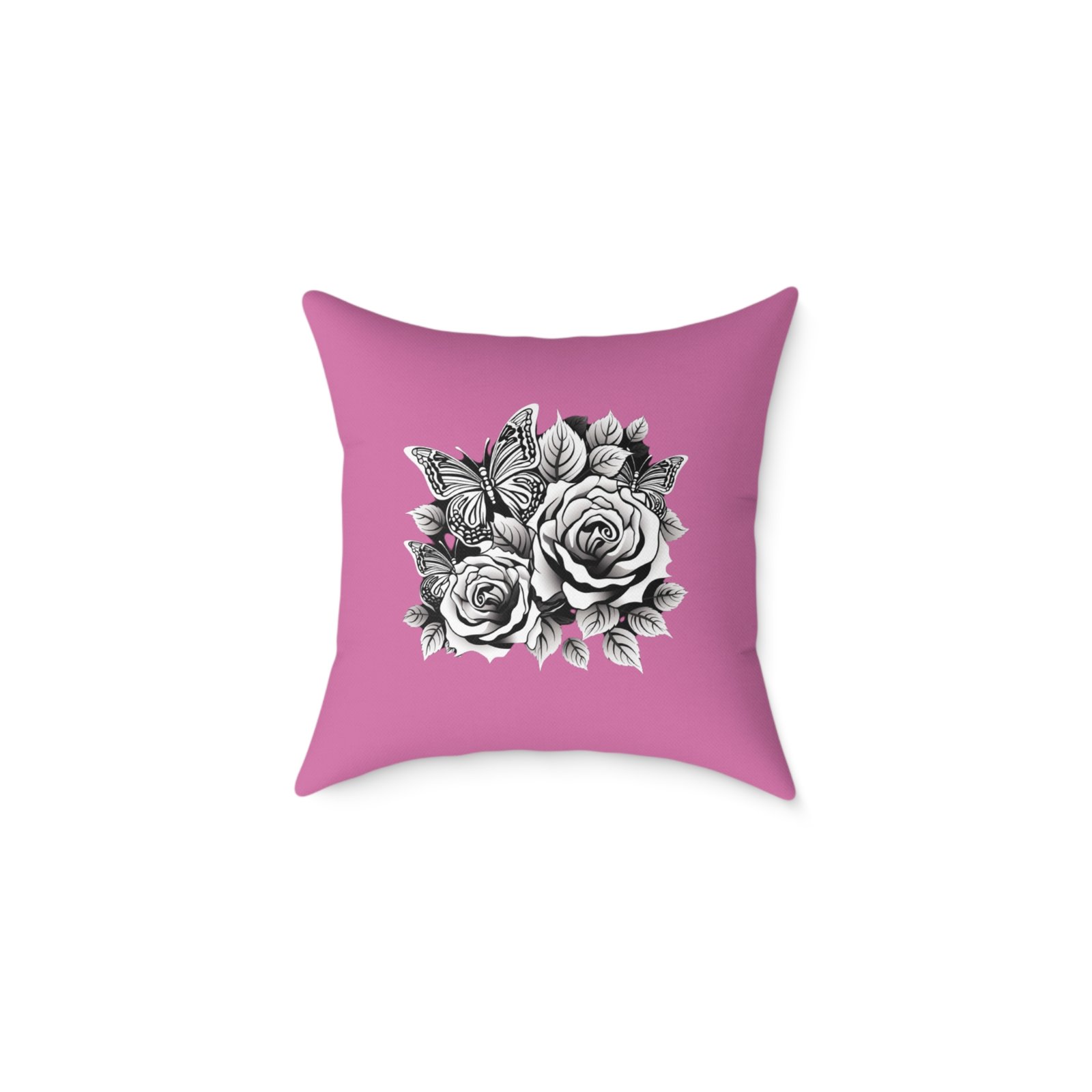 Butterfly Square Poly Canvas Pillow - Image 5