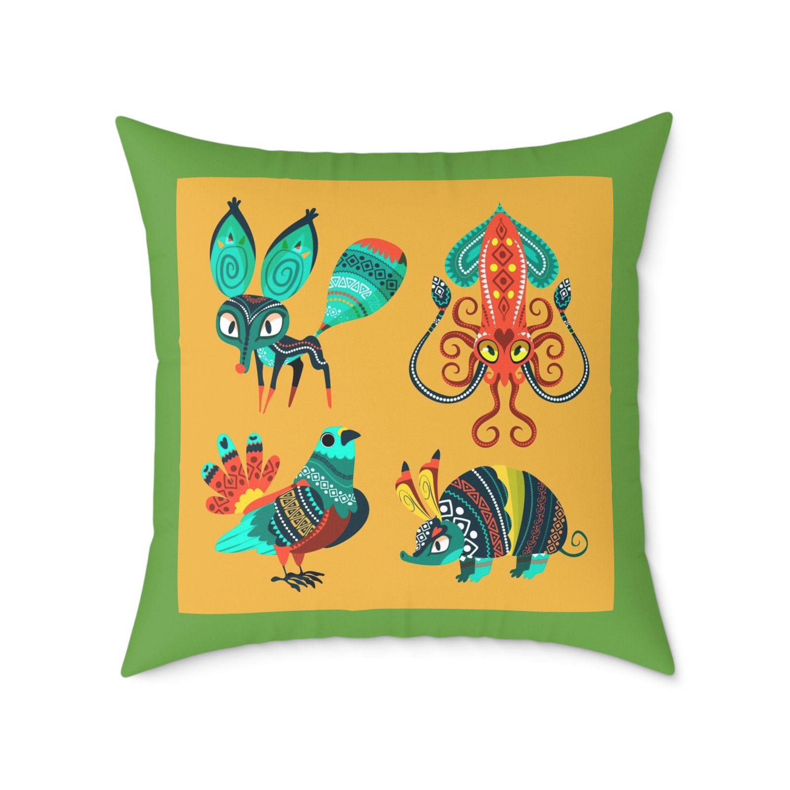 Mexico Square Poly Canvas Pillow - Image 17