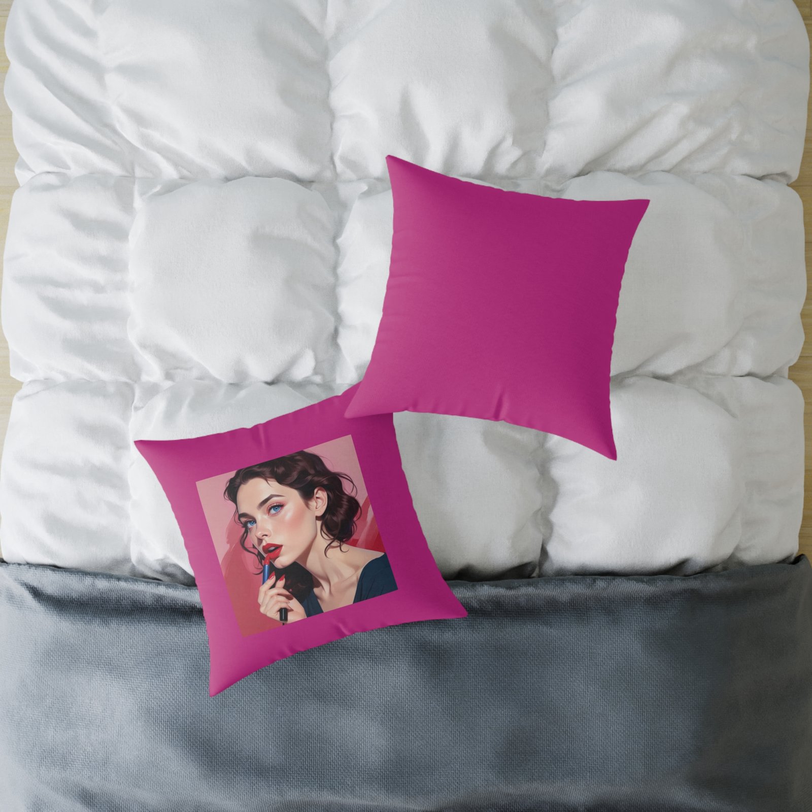 Nope Square Poly Canvas Pillow - Image 12