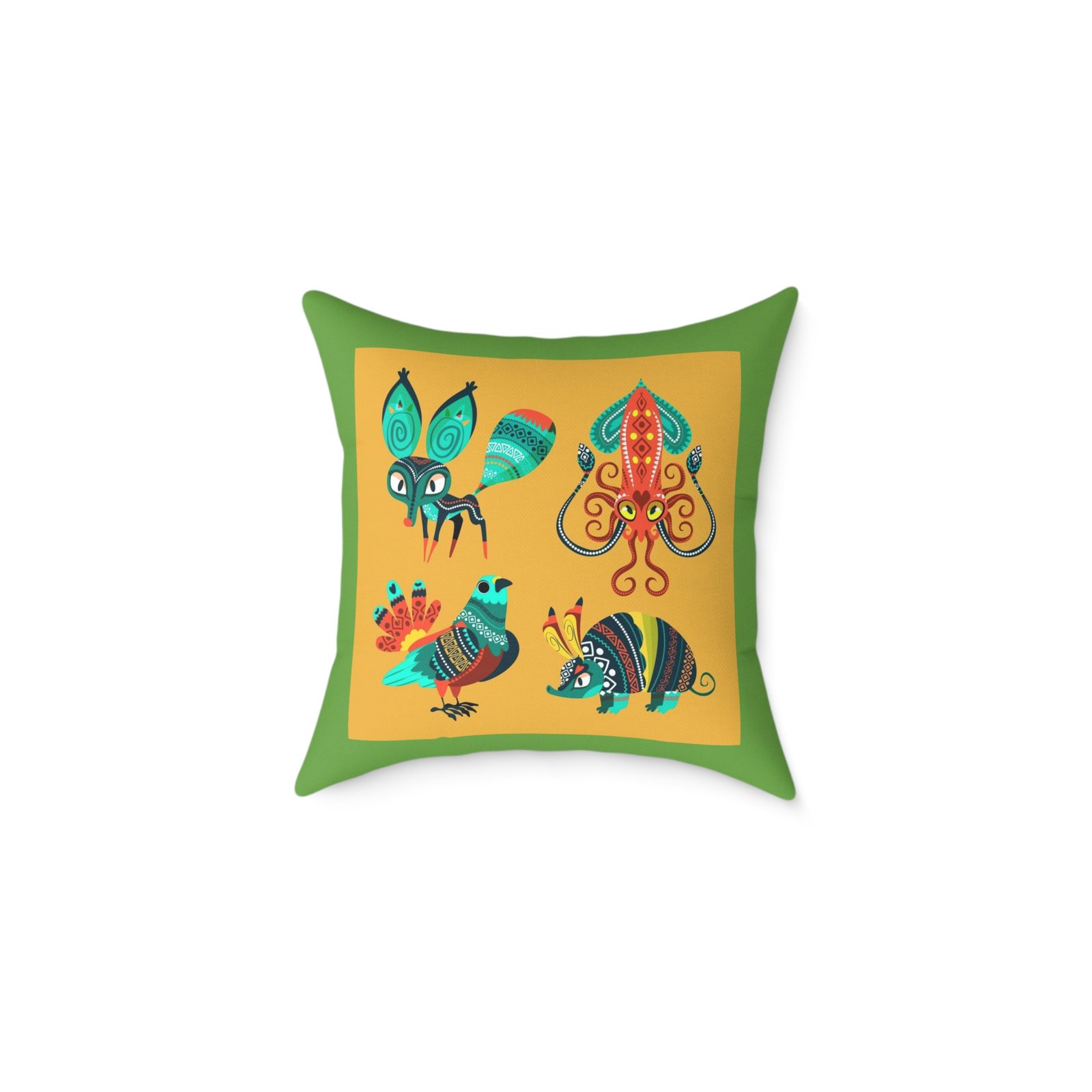 Mexico Square Poly Canvas Pillow - Image 5