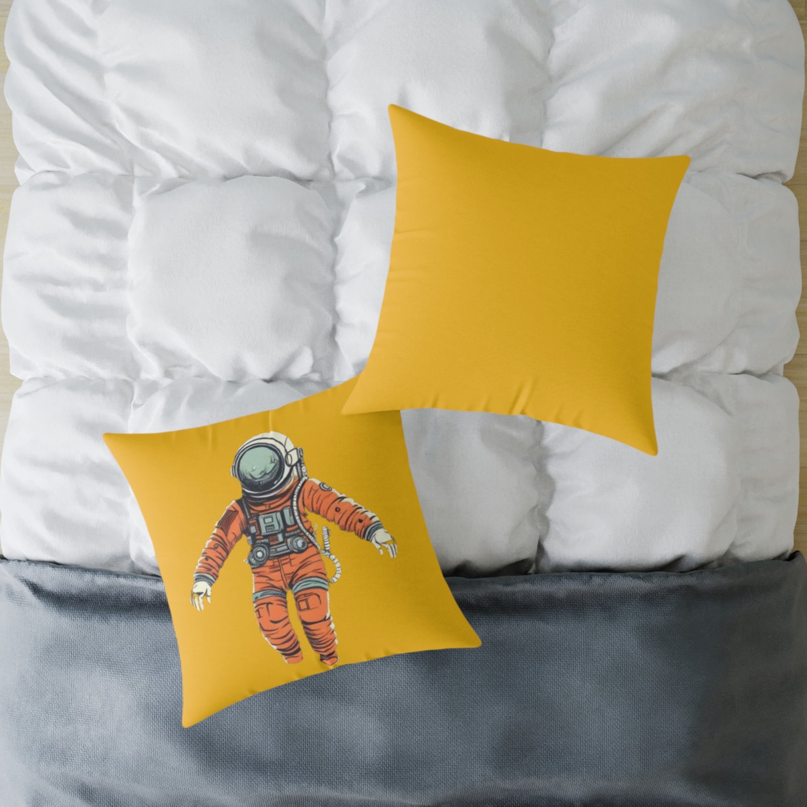 Astronaut Square Poly Canvas Pillow - Image 16