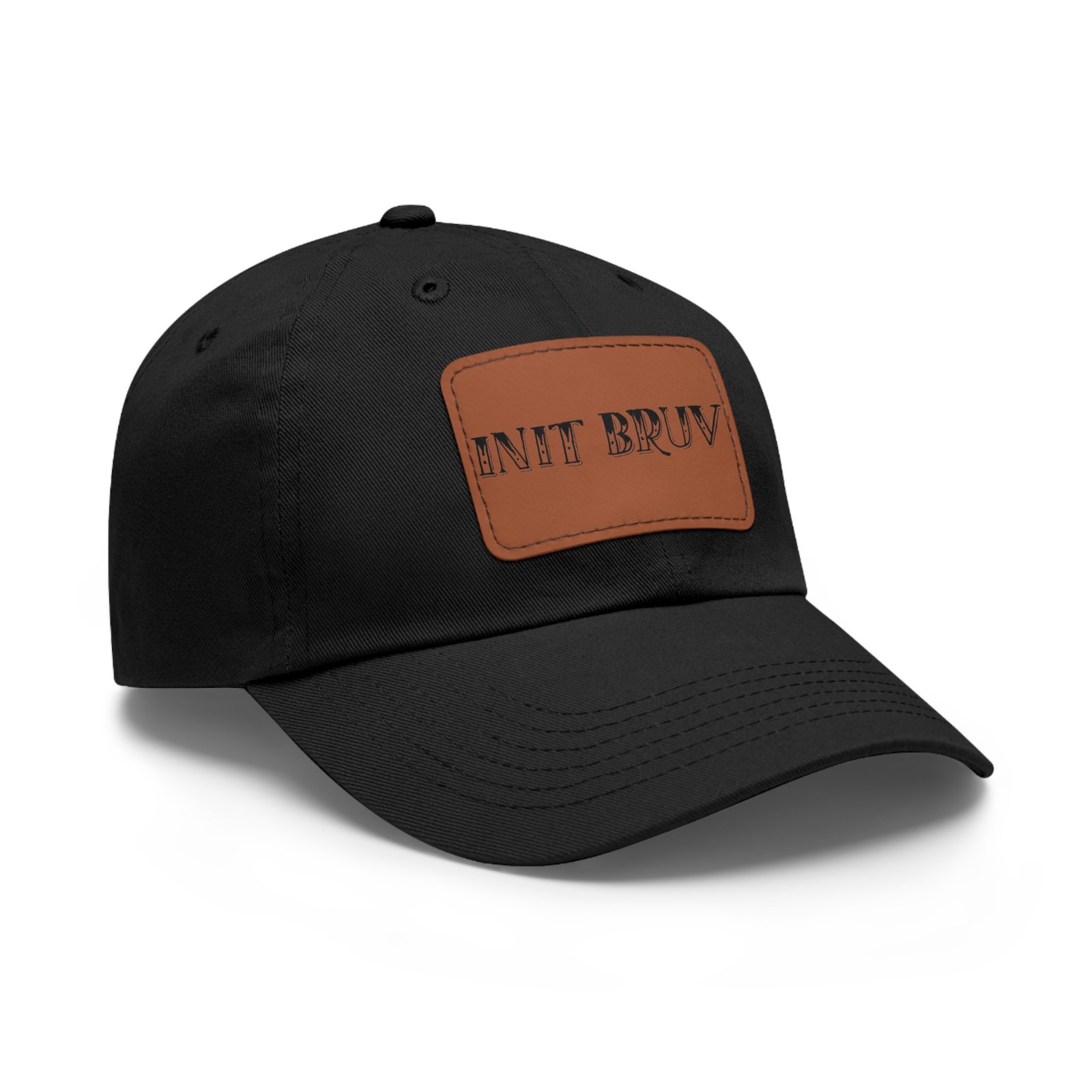 In it Bruv Dad Hat with Leather Patch (Rectangle) - Image 6
