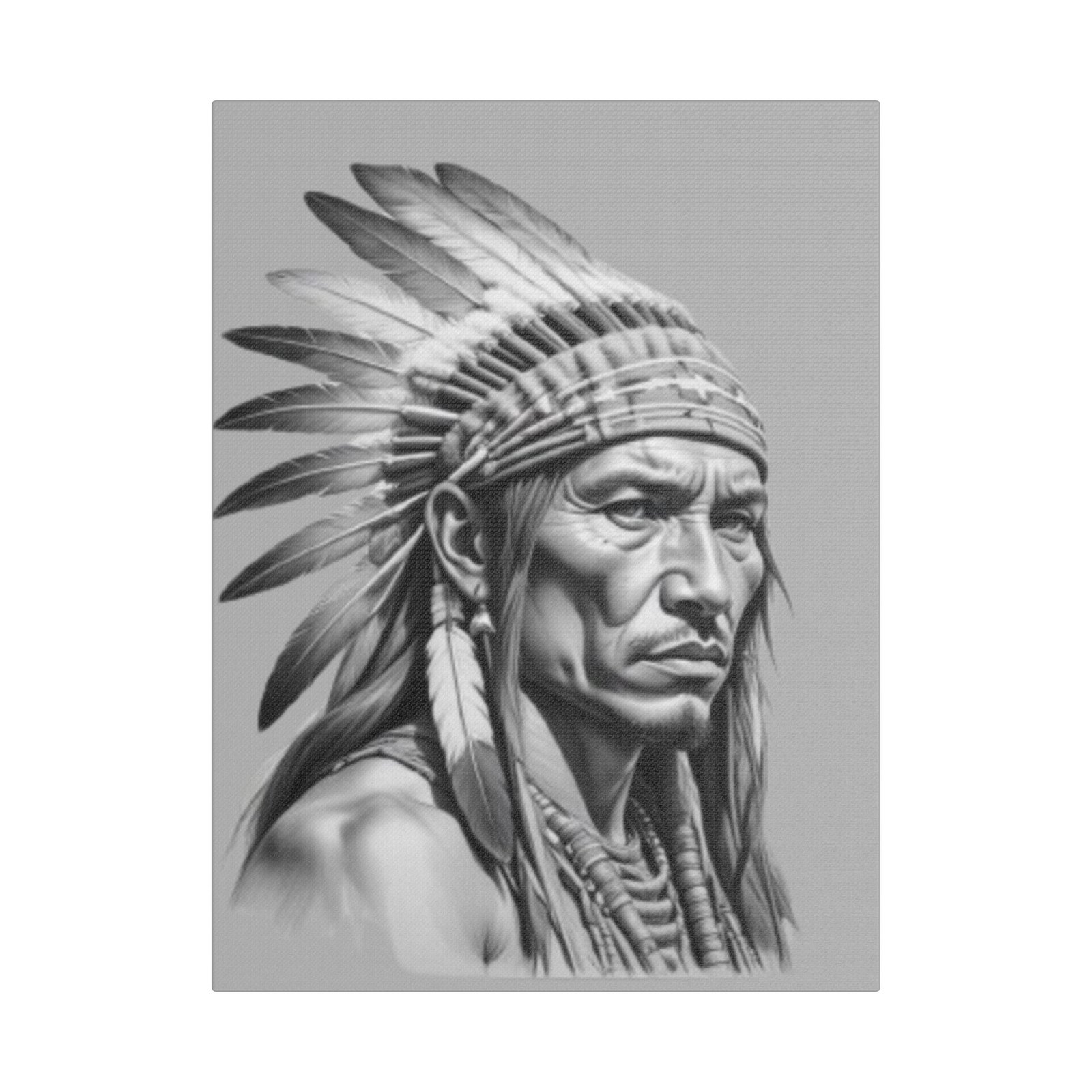 Apache Satin Canvas, Stretched - Image 5