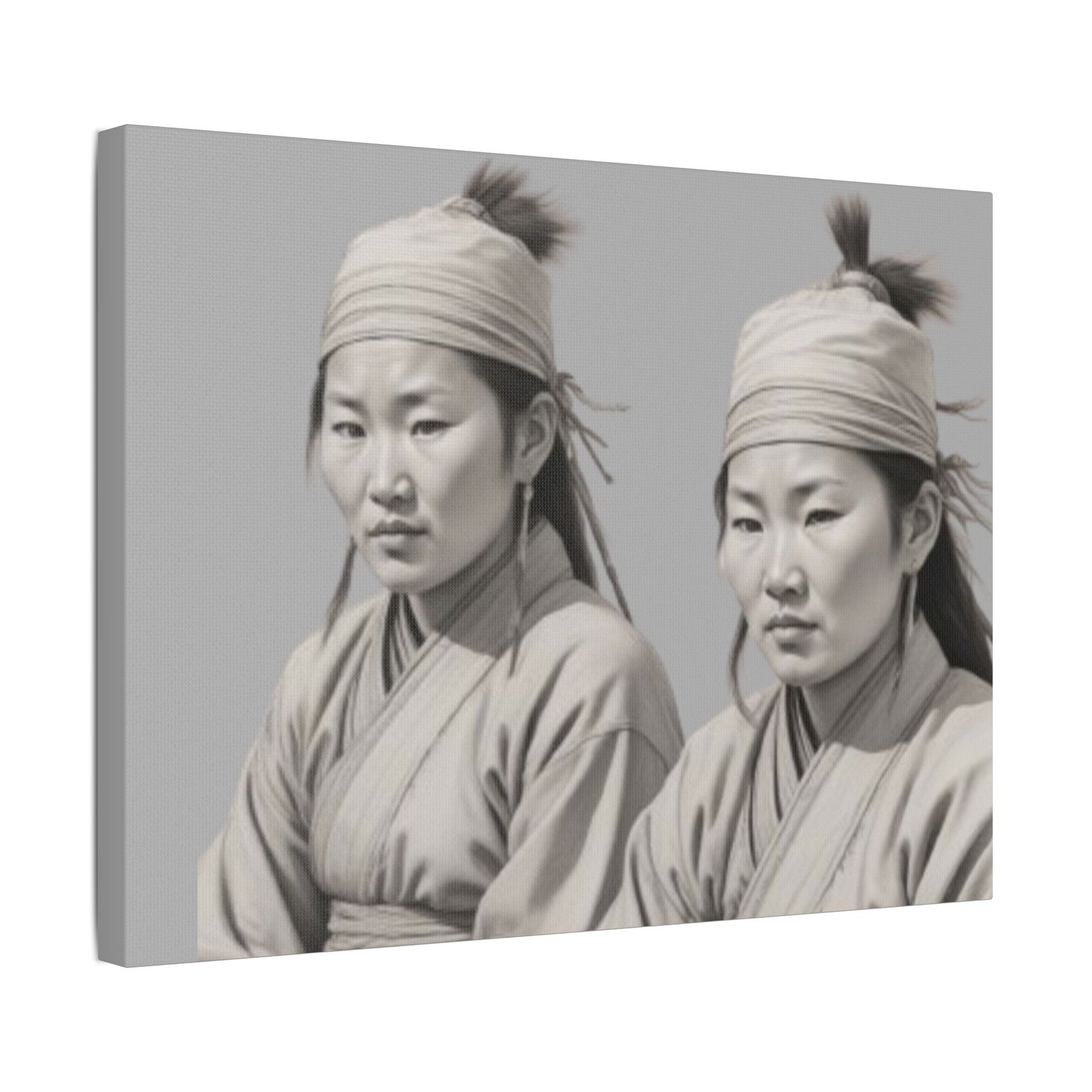 Geisha Girl Satin Canvas, Stretched - Image 6