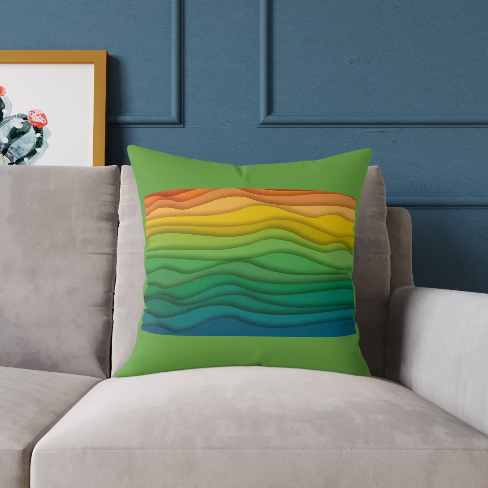 Colours Poly Canvas Pillow - Image 11