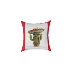 Mexico Square Poly Canvas Pillow