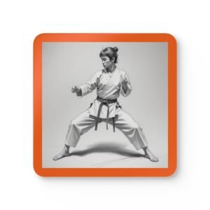 Martial Arts Corkwood Coaster Set