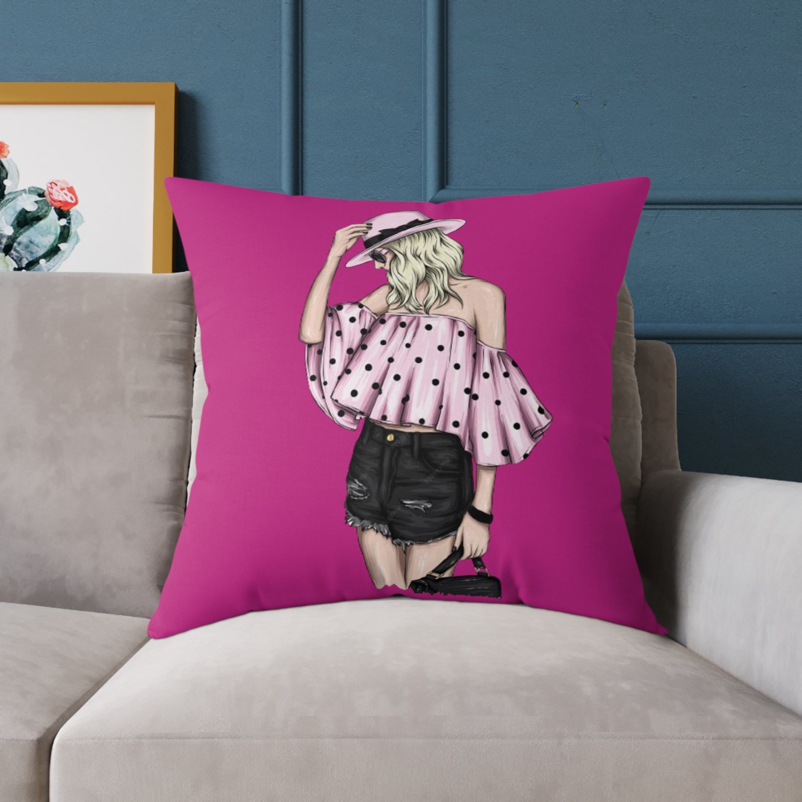 Bell Poly Canvas Pillow - Image 19