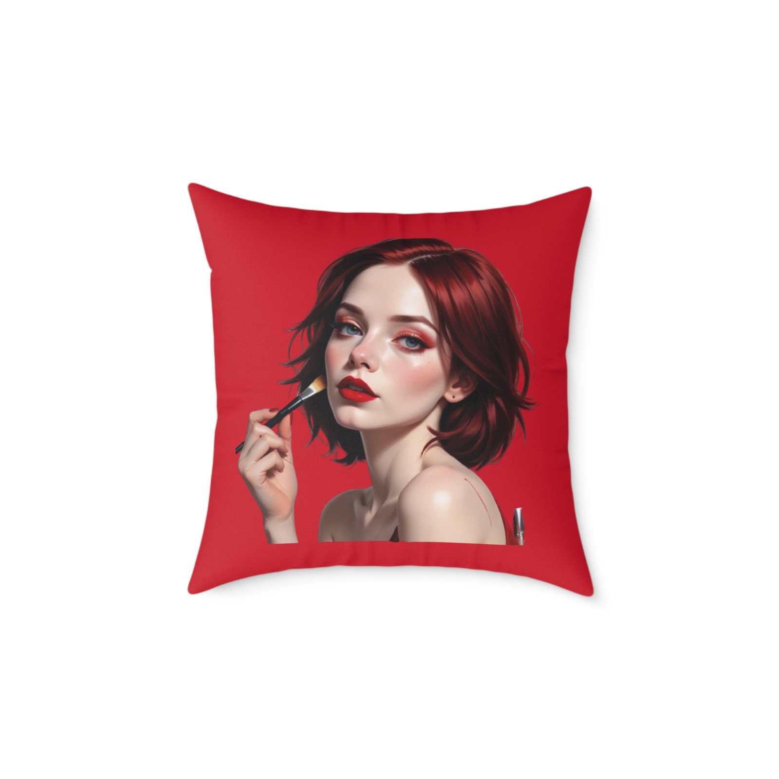 Oh Really Square Poly Canvas Pillow - Image 9