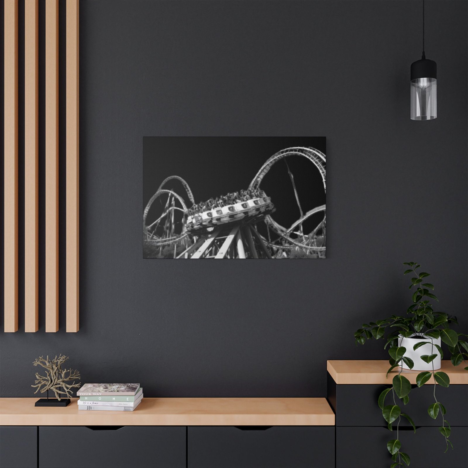 Fairground Fun Satin Canvas, Stretched - Image 16