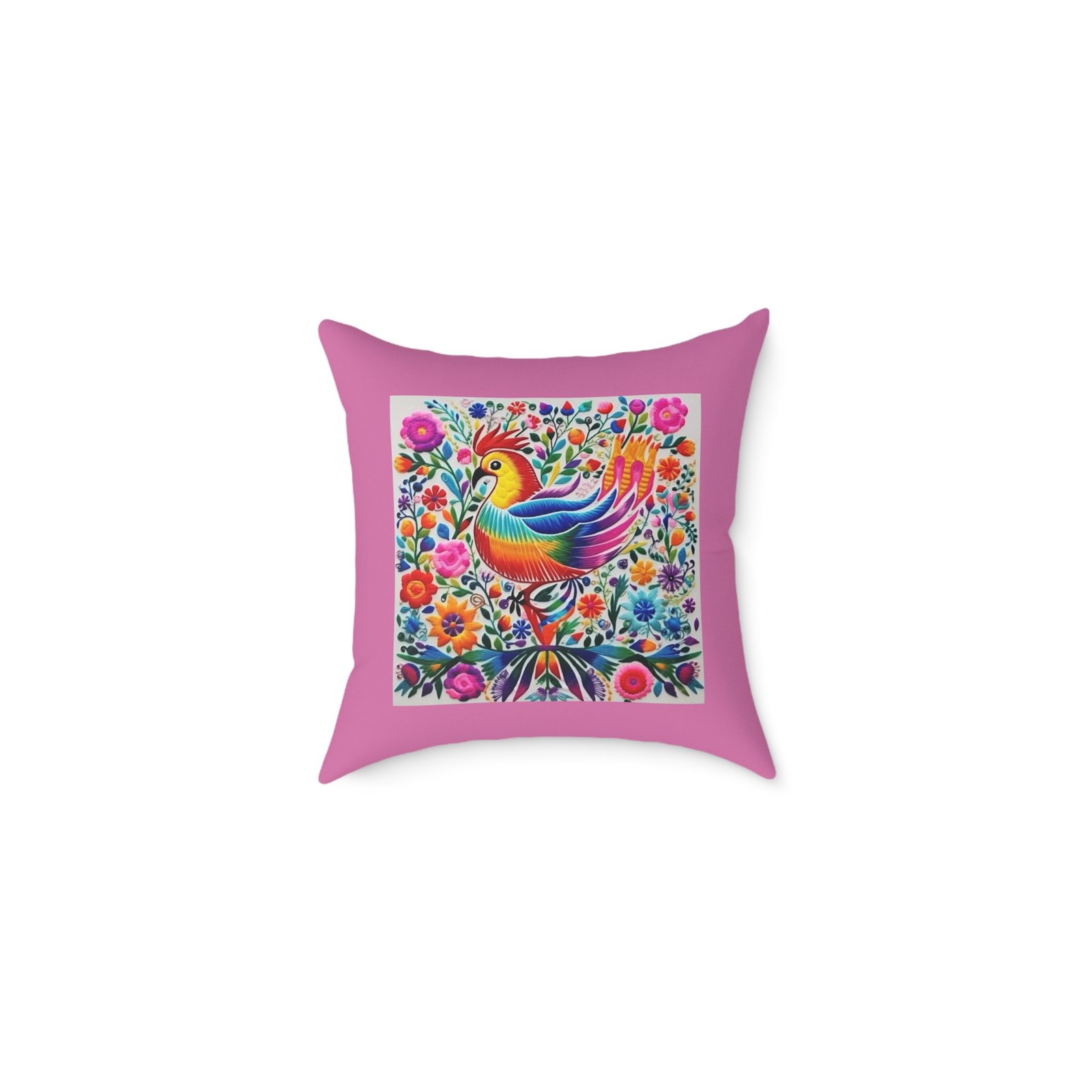 Mexico Square Poly Canvas Pillow