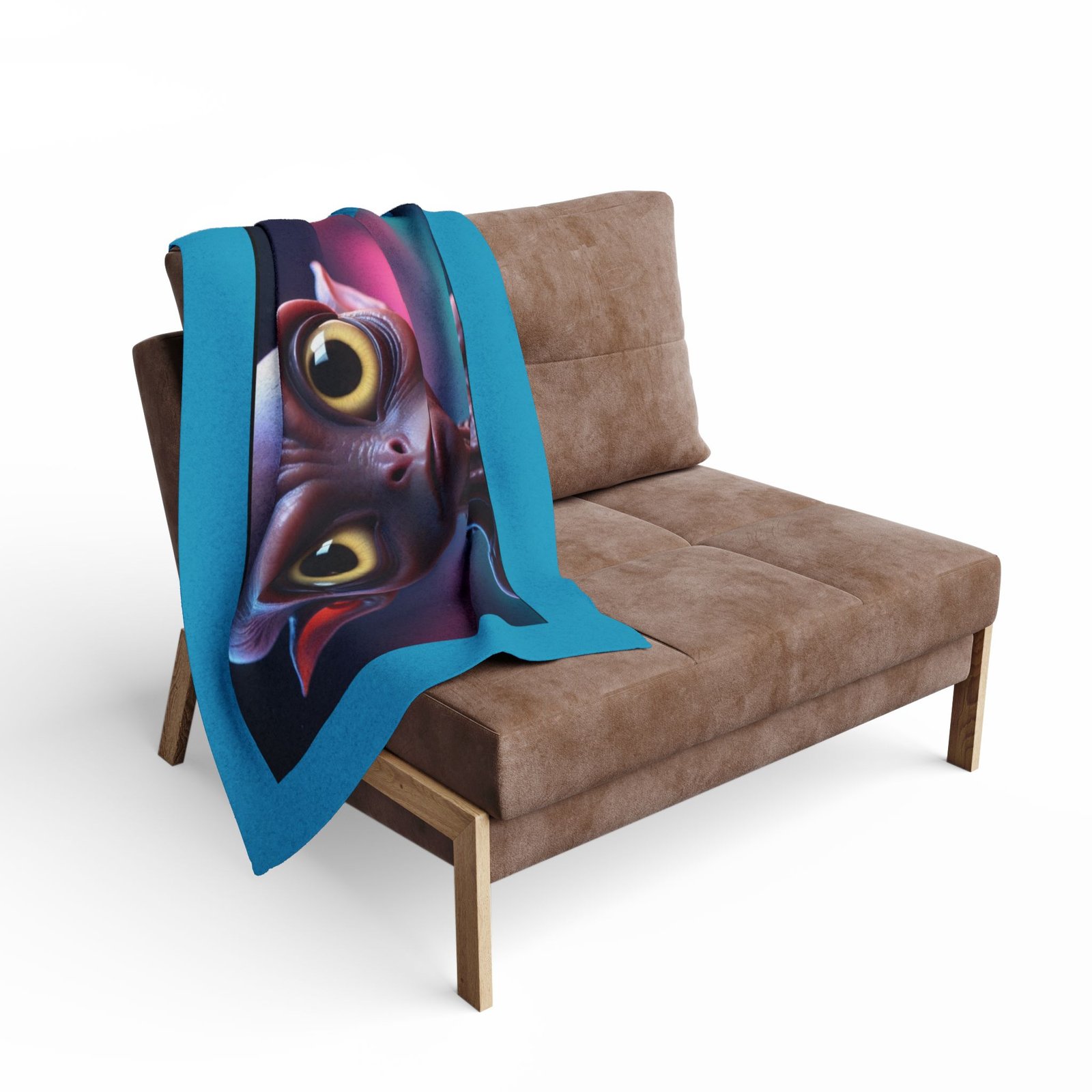 Alien Arctic Fleece Blanket 08 - Image 4
