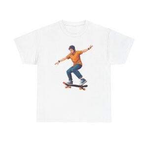 Skateboard Unisex Heavy Cotton Tee