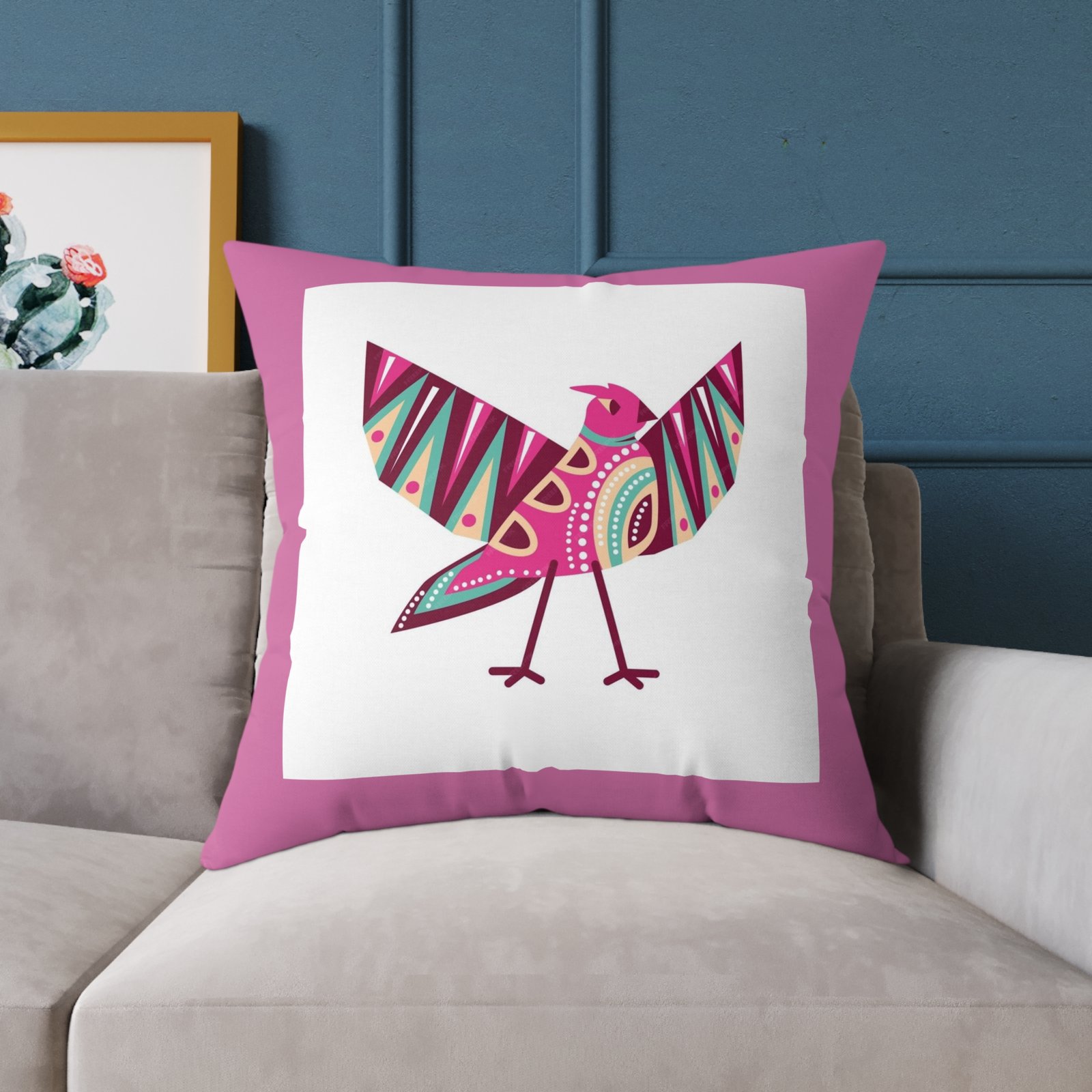 Mexico Square Poly Canvas Pillow - Image 19