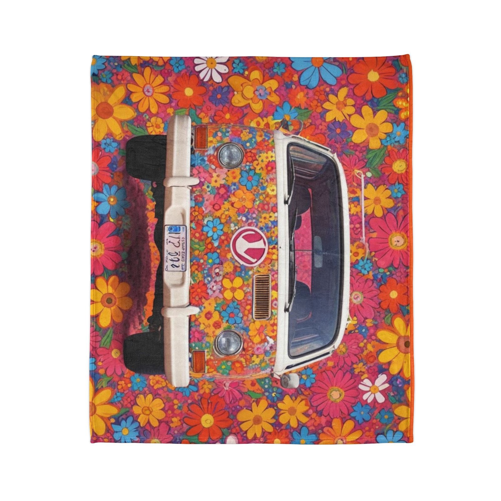 Flower Power Patterns Soft Polyester Blanket - Image 6
