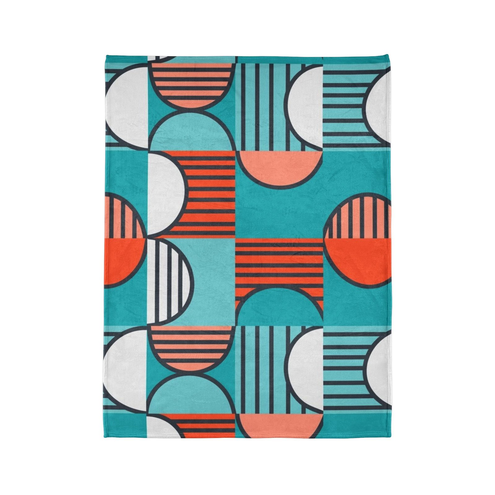 60s patterns Soft Polyester Blanket - Image 10