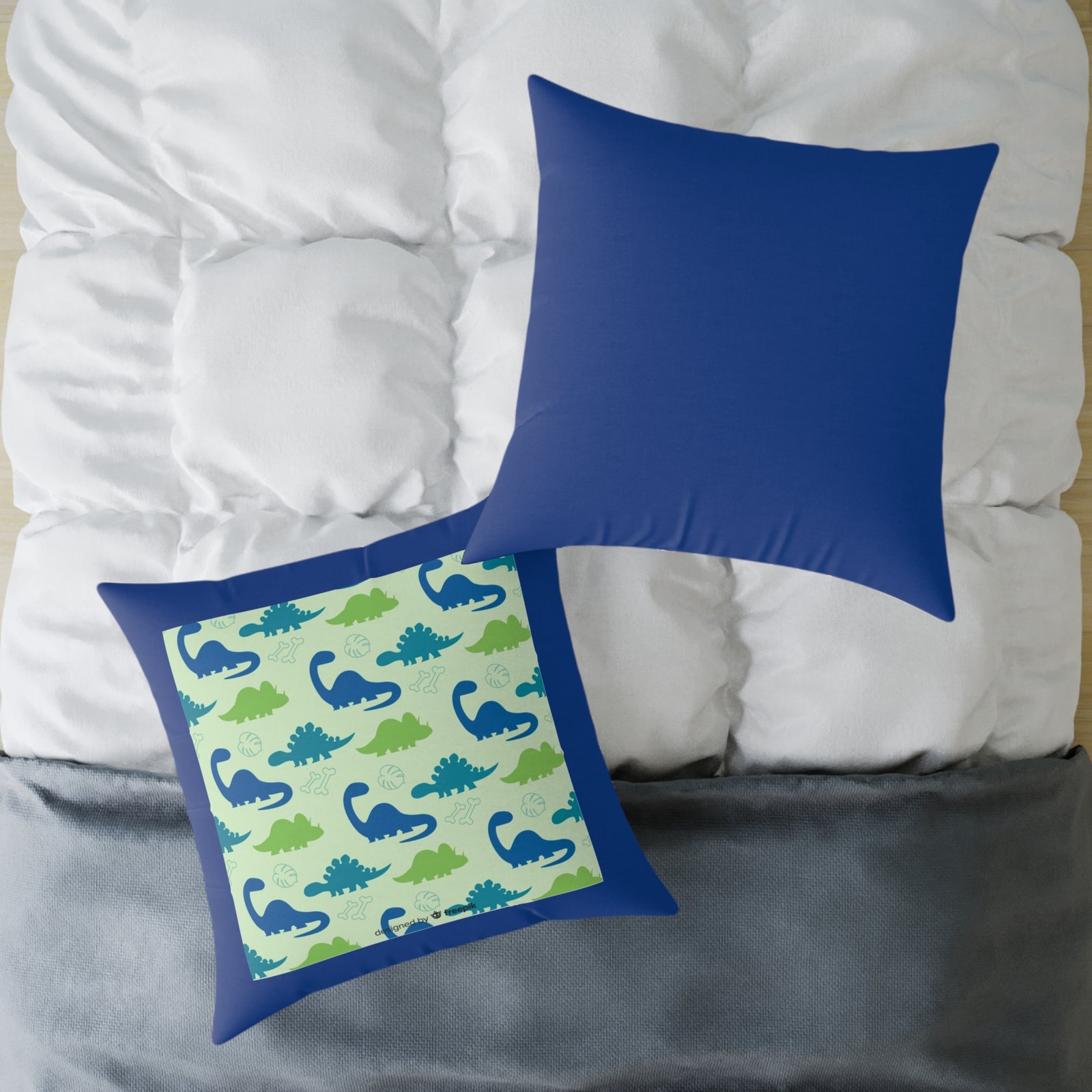 Dinassaur Square Poly Canvas Pillow - Image 20