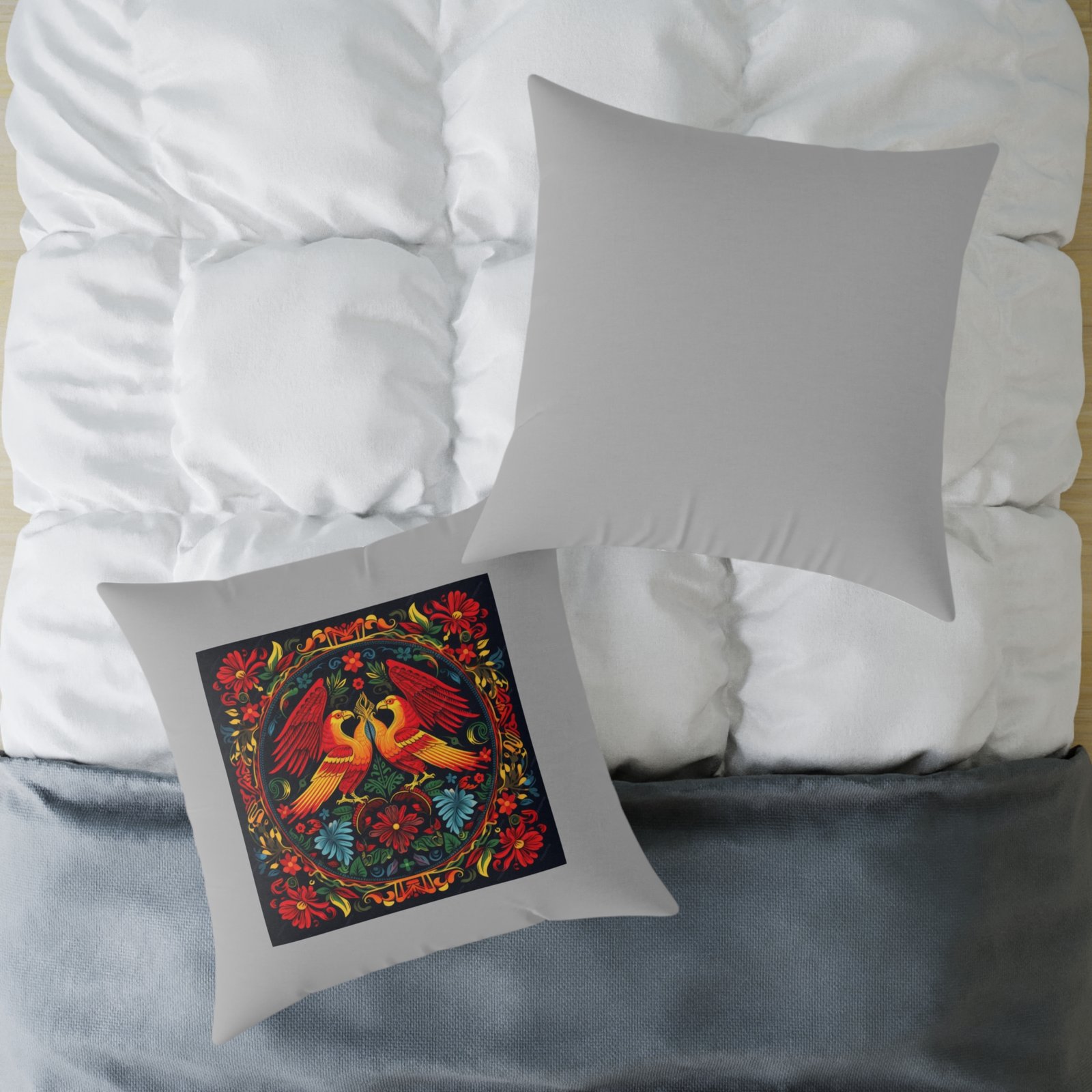 Mexico Square Poly Canvas Pillow - Image 20