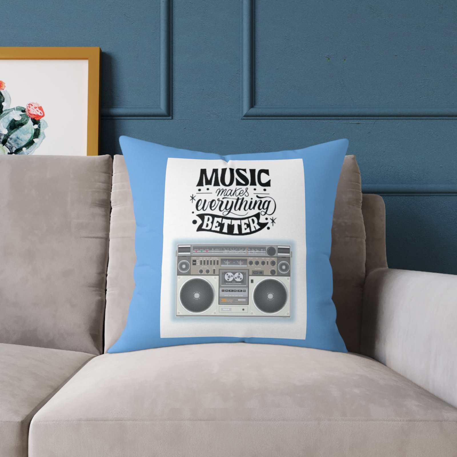 Music Poly Canvas Pillow - Image 11