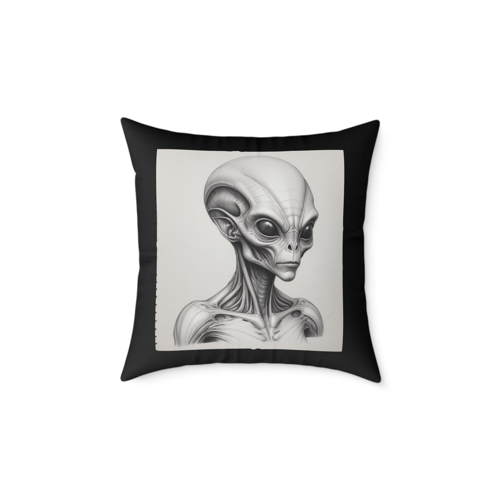 Alien Square Poly Canvas Pillow - Image 9