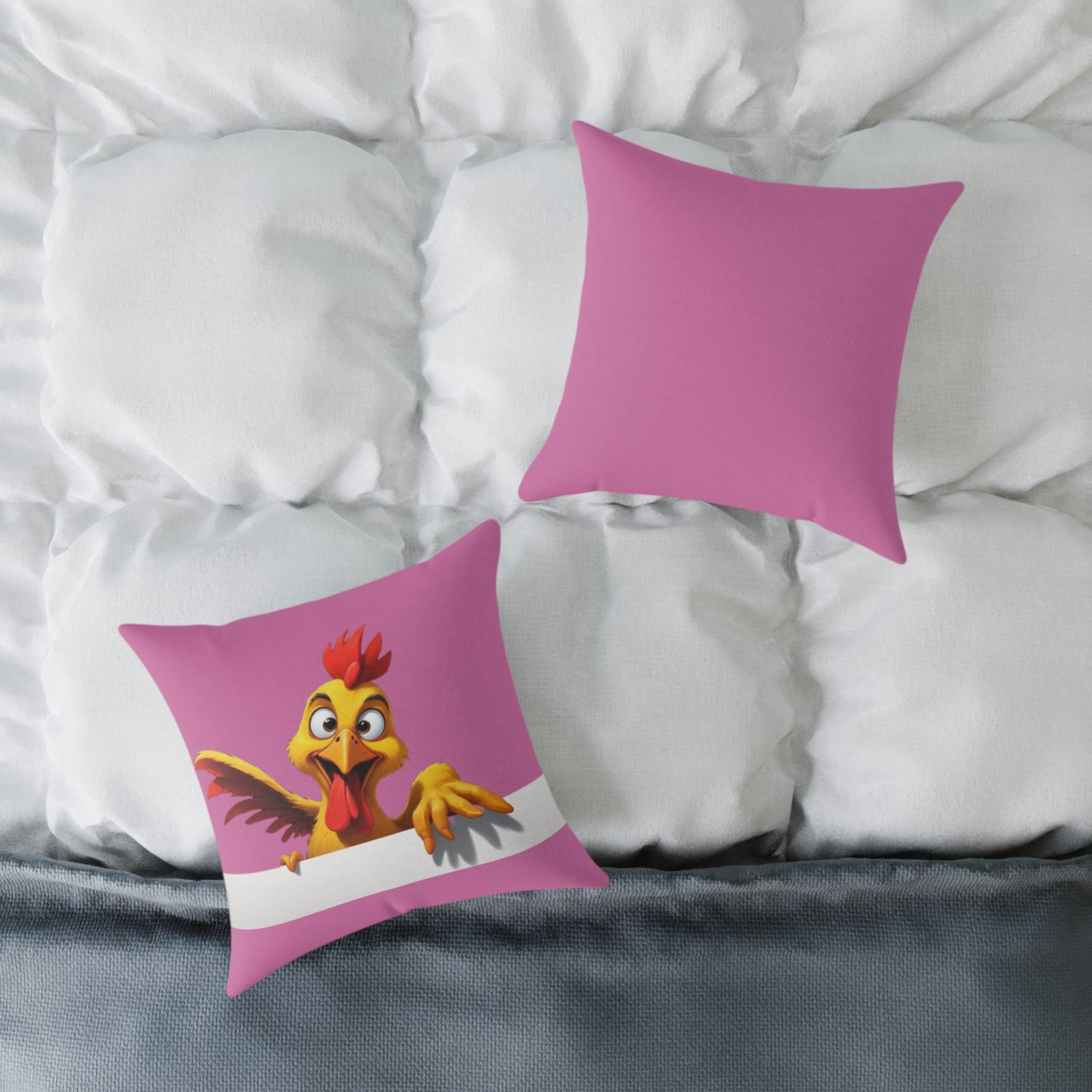 Squark Square Poly Canvas Pillow - Image 4