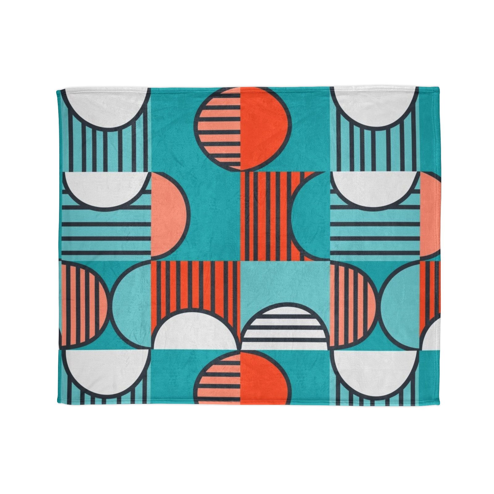 60s patterns Soft Polyester Blanket - Image 5