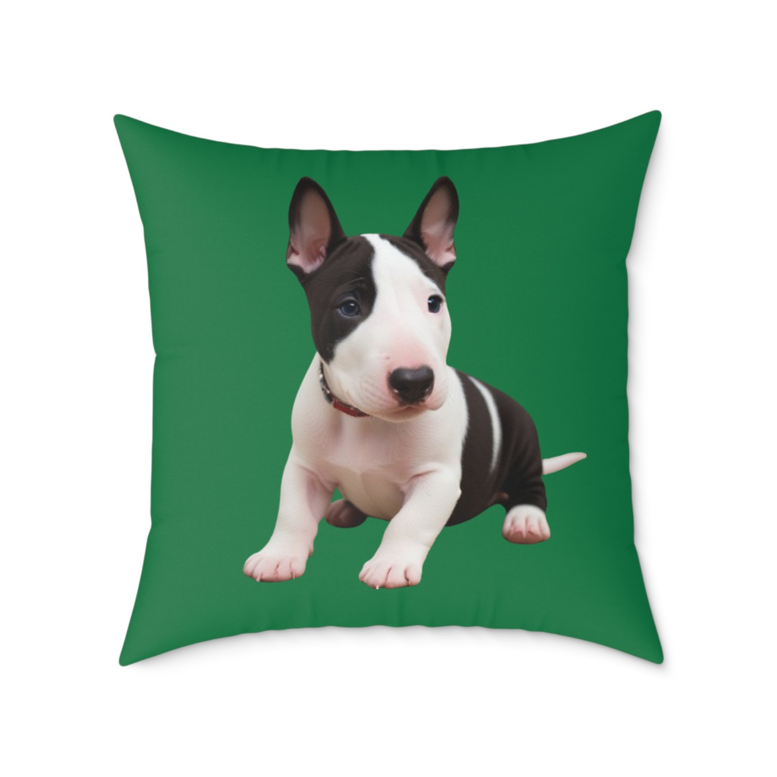 English Bull Terrier Square Poly Canvas Pillow - Image 17