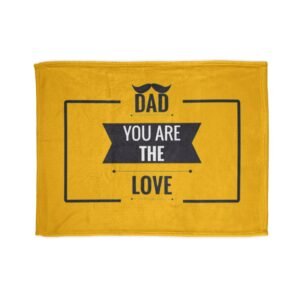 Best Dad Soft Polyester Blanket