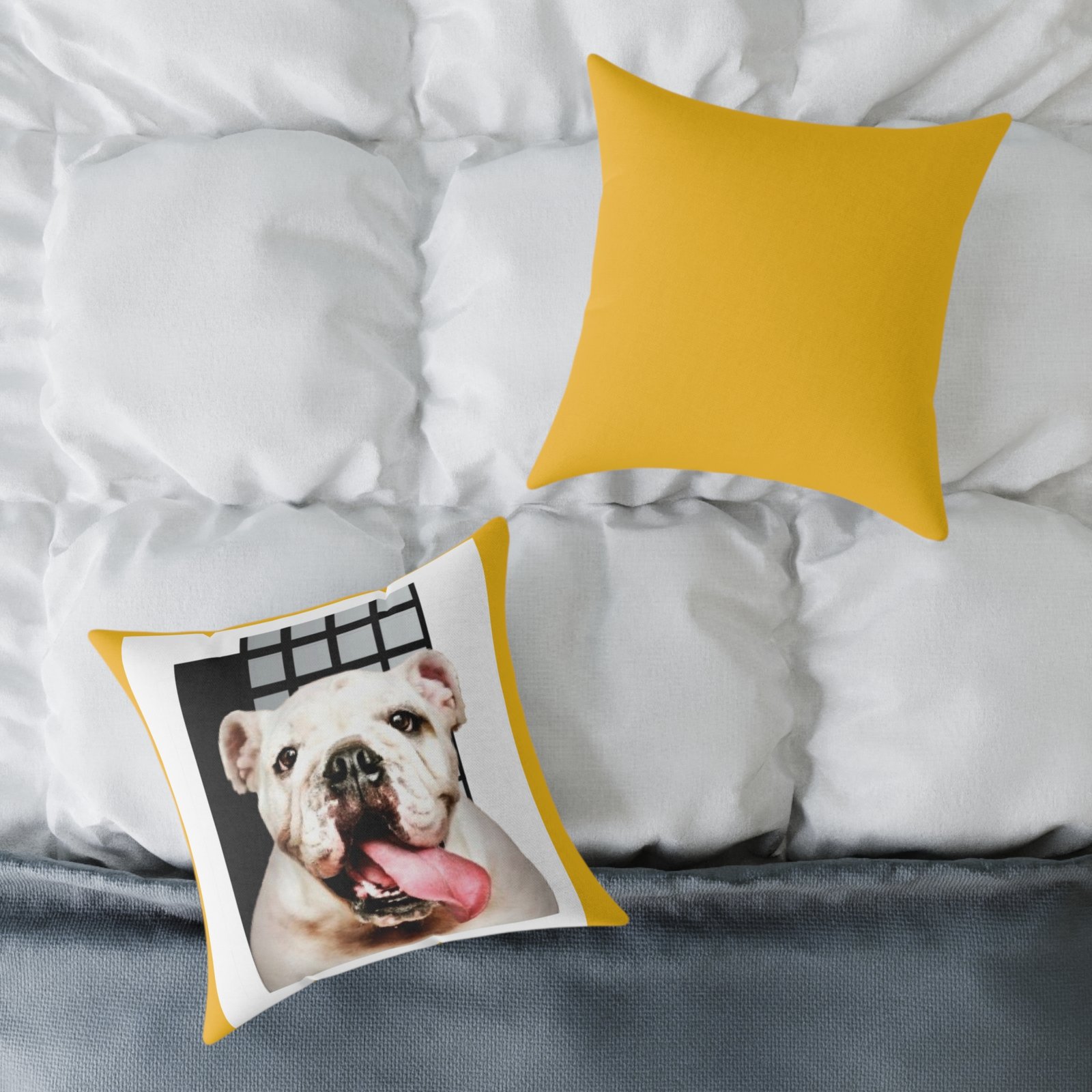 Square Poly Canvas Pillow - Image 8