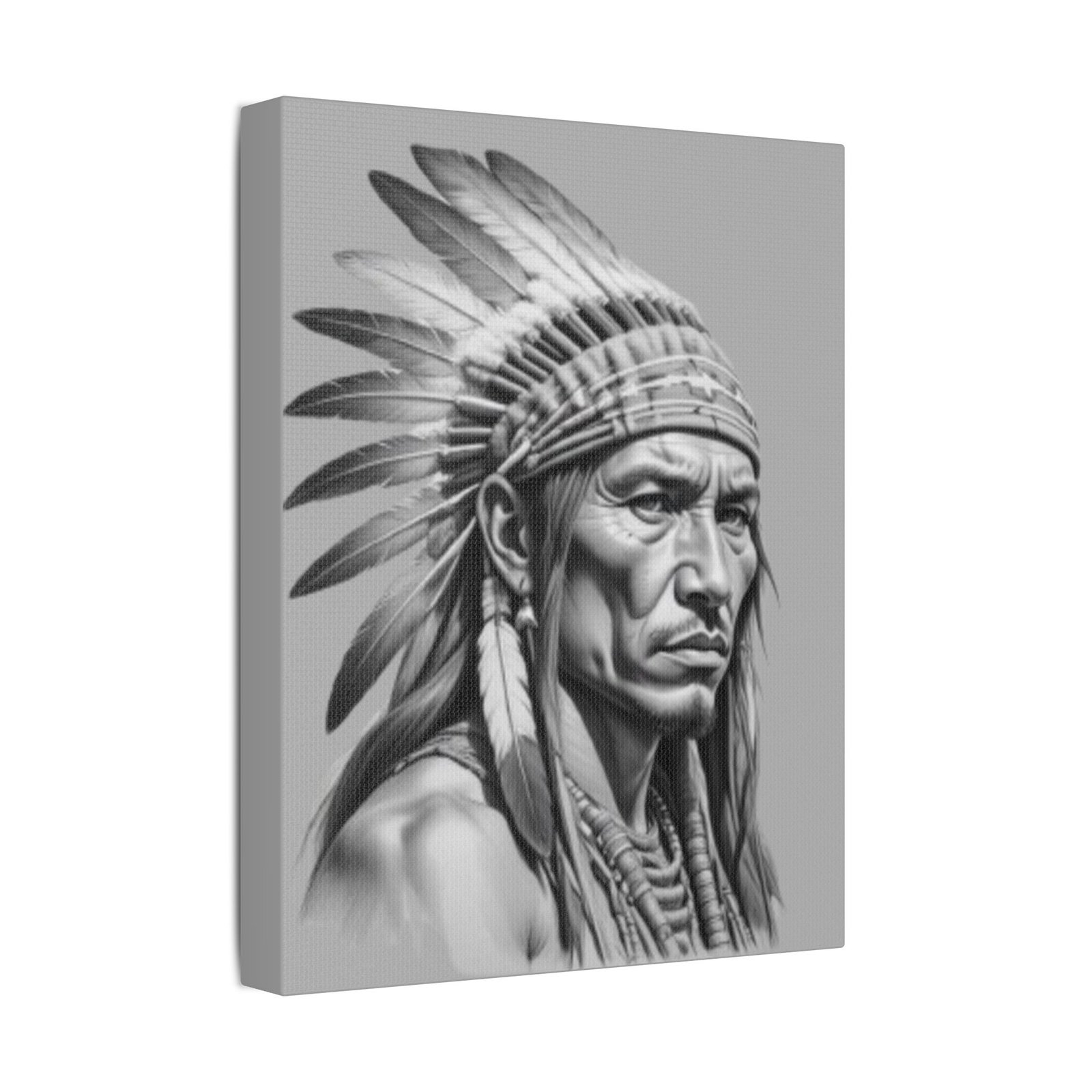 Apache Satin Canvas, Stretched - Image 2