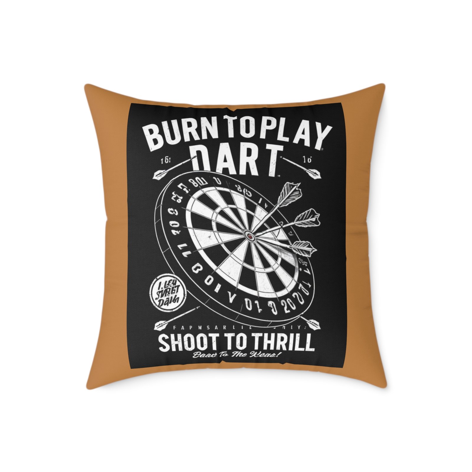Darts Design Square Poly Canvas Pillow - Image 13