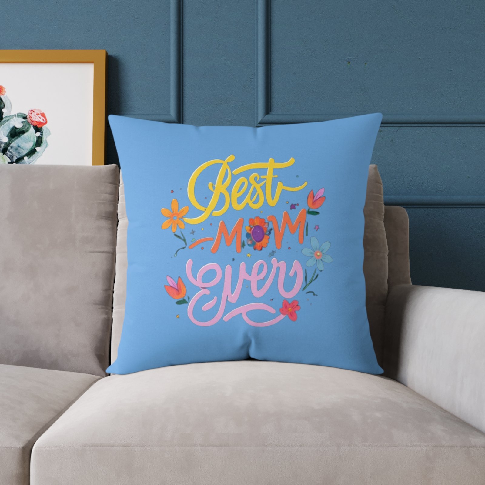 Best Mum Square Poly Canvas Pillow - Image 15