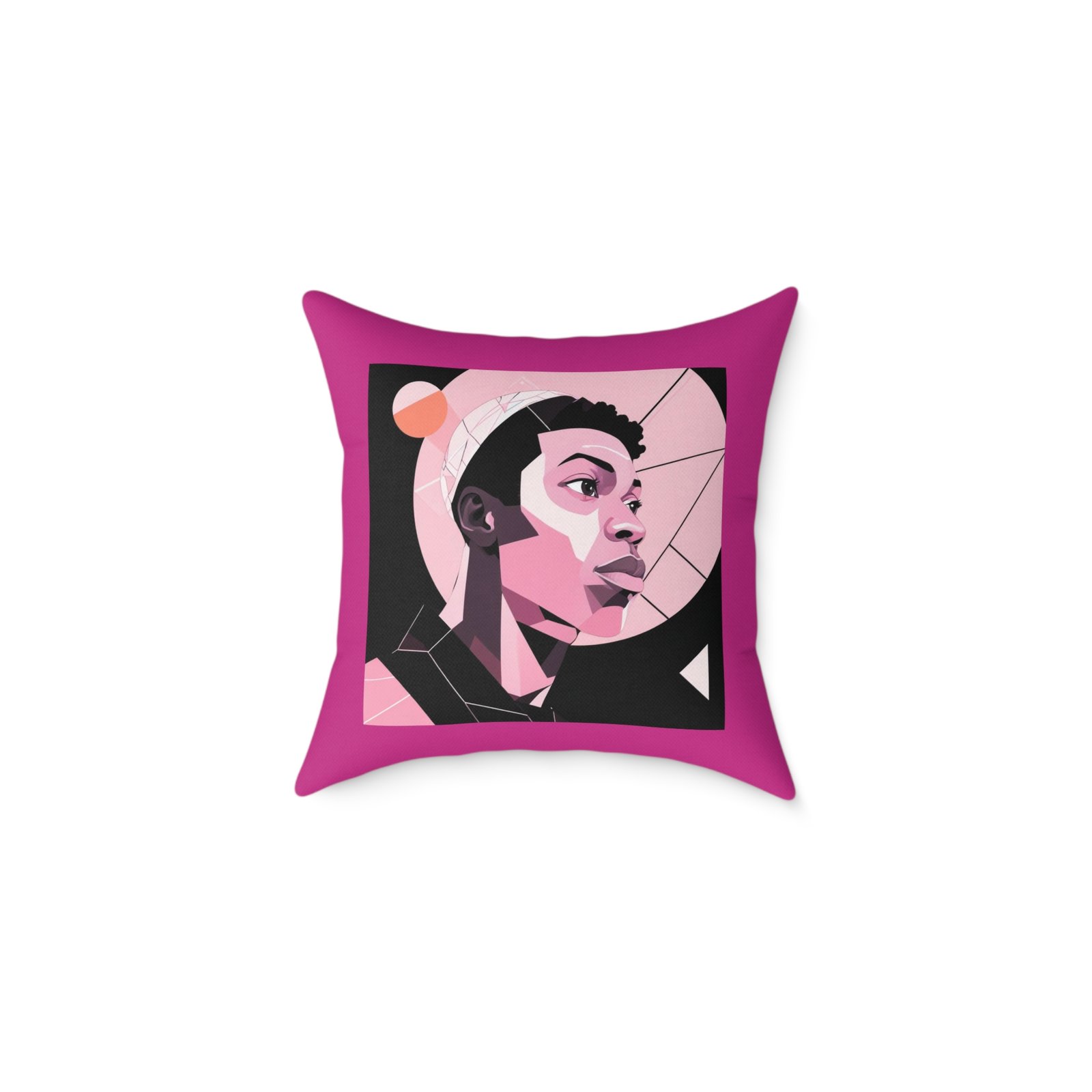 Abstract Square Poly Canvas Pillow - Image 5