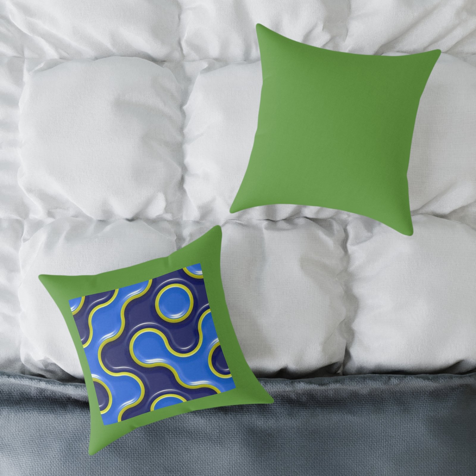 Splatter Poly Canvas Pillow - Image 8