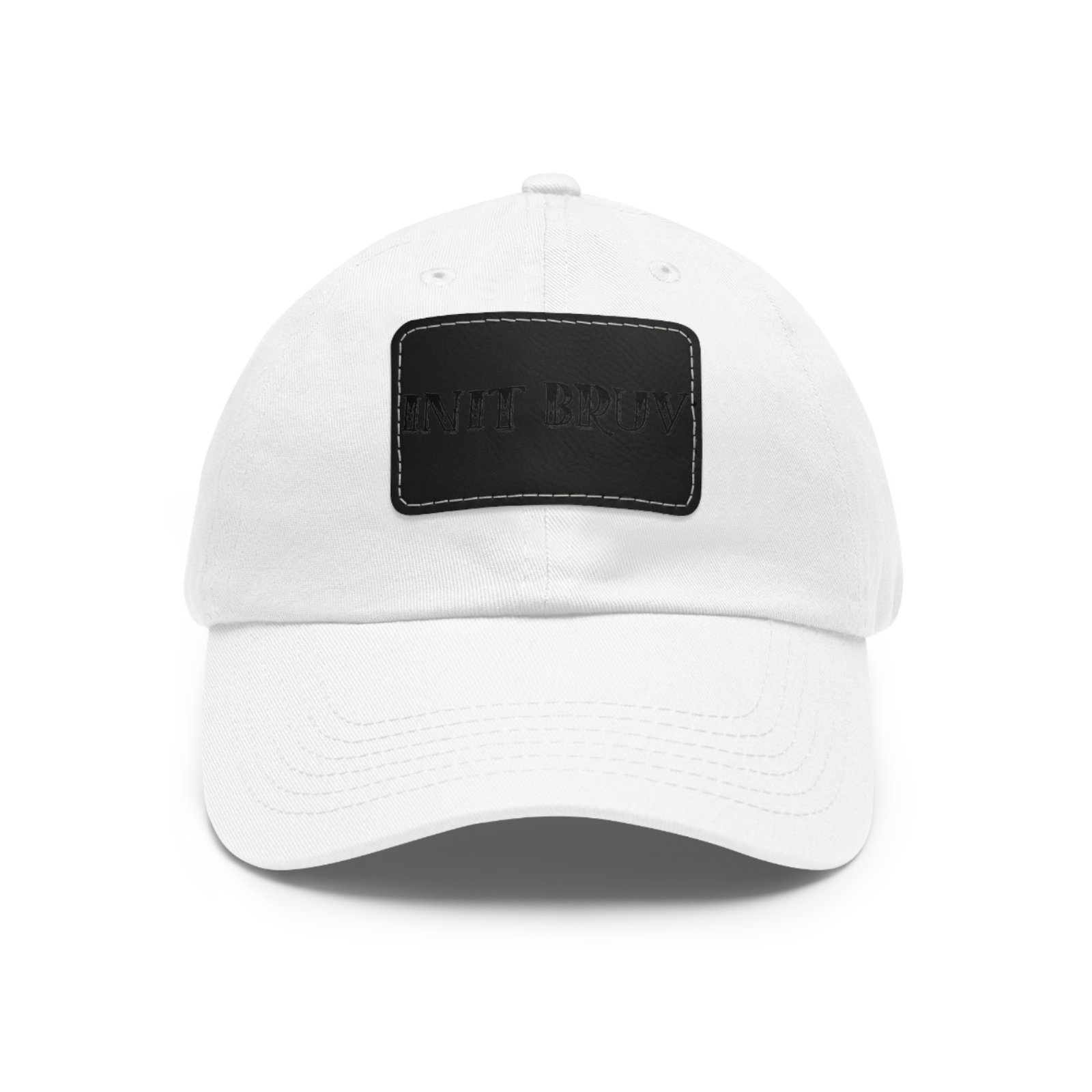 In it Bruv Dad Hat with Leather Patch (Rectangle) - Image 9
