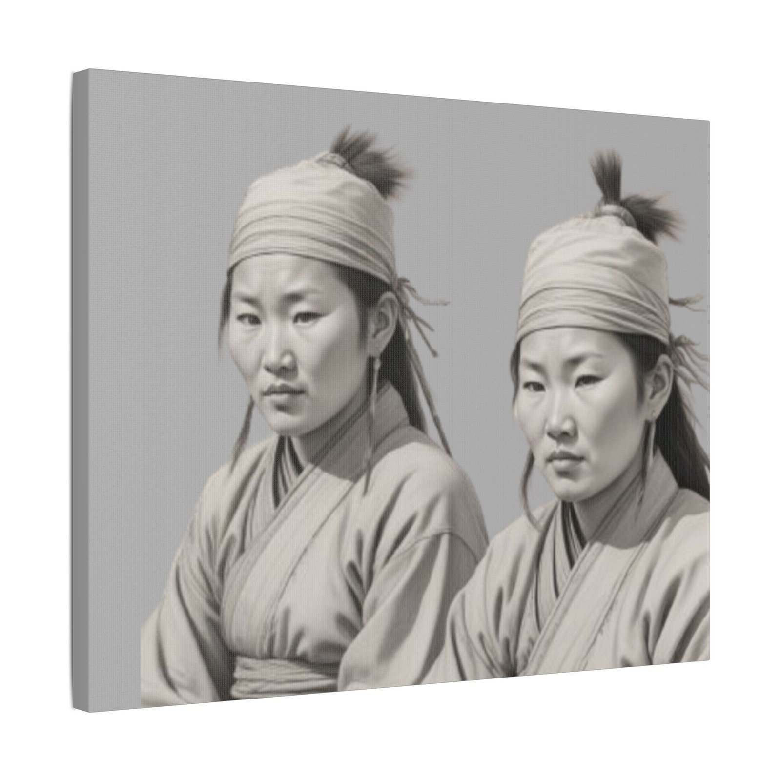 Geisha Girl Satin Canvas, Stretched - Image 10