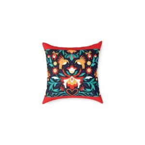 Mexico Square Poly Canvas Pillow