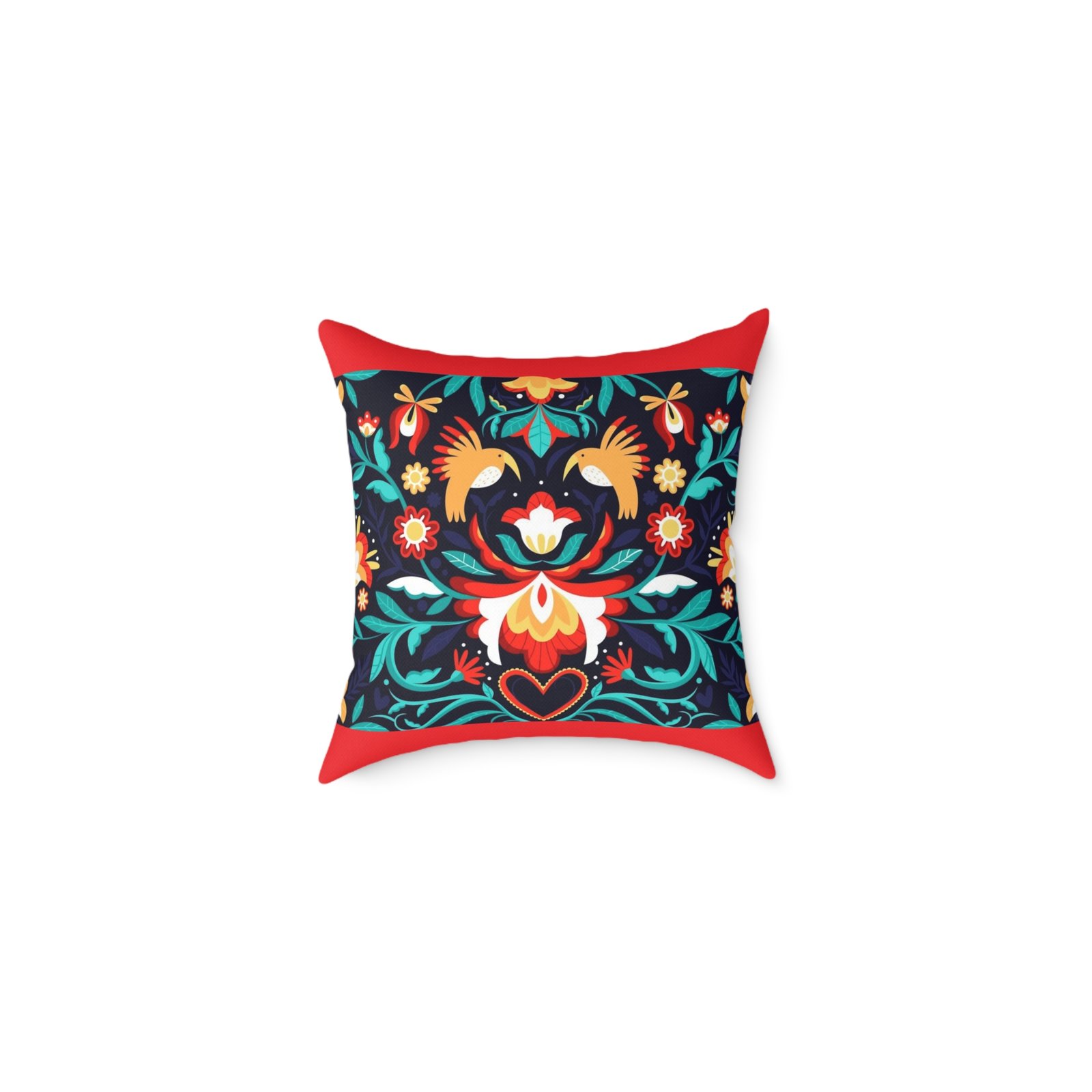 Mexico Square Poly Canvas Pillow