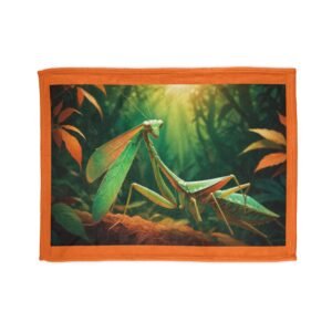 Preying Mantis Soft Polyester Blanket