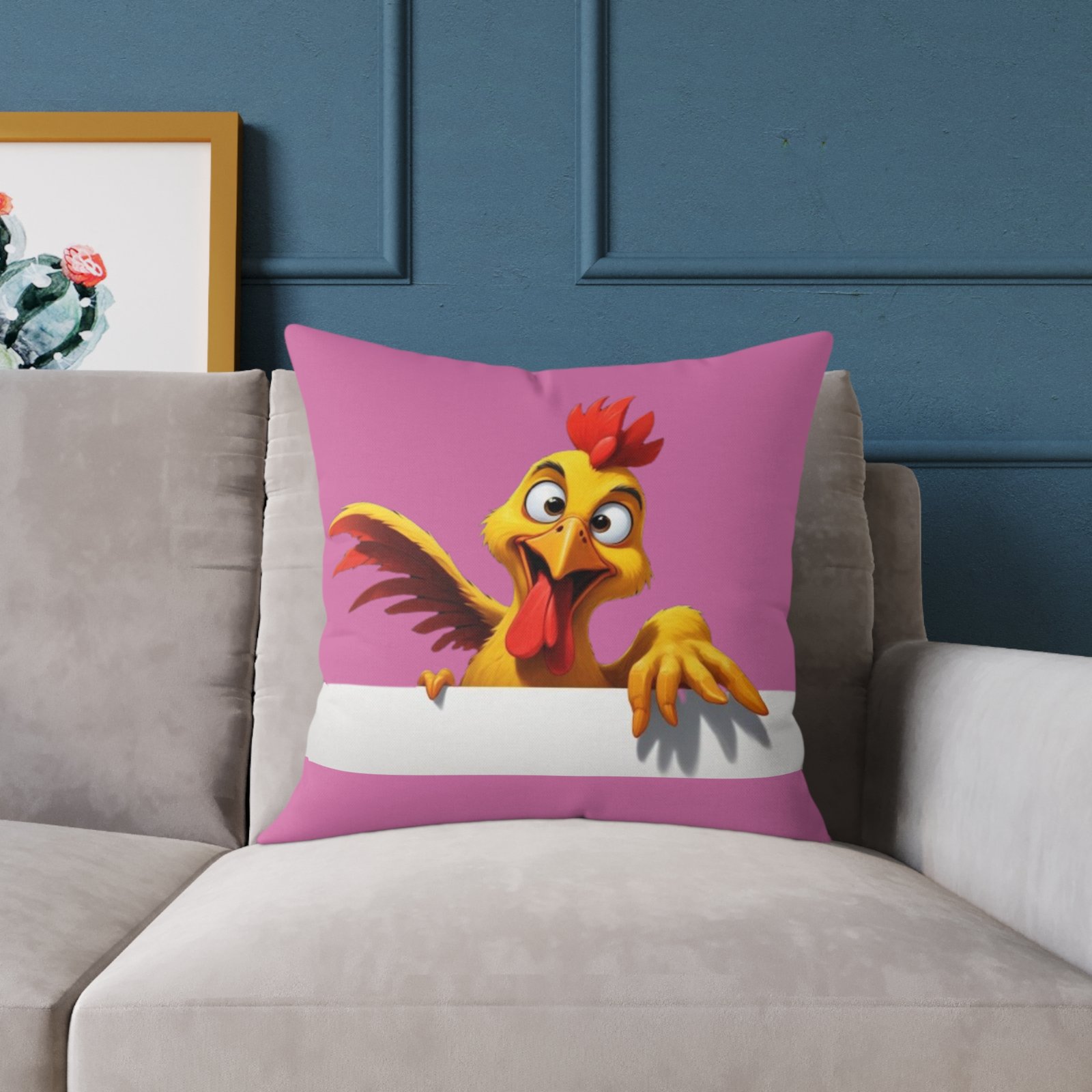 Squark Square Poly Canvas Pillow - Image 11