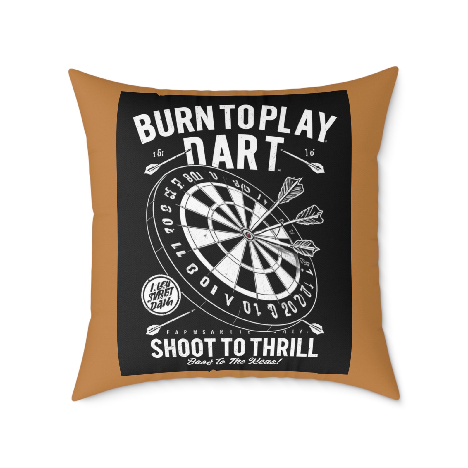 Darts Design Square Poly Canvas Pillow - Image 17