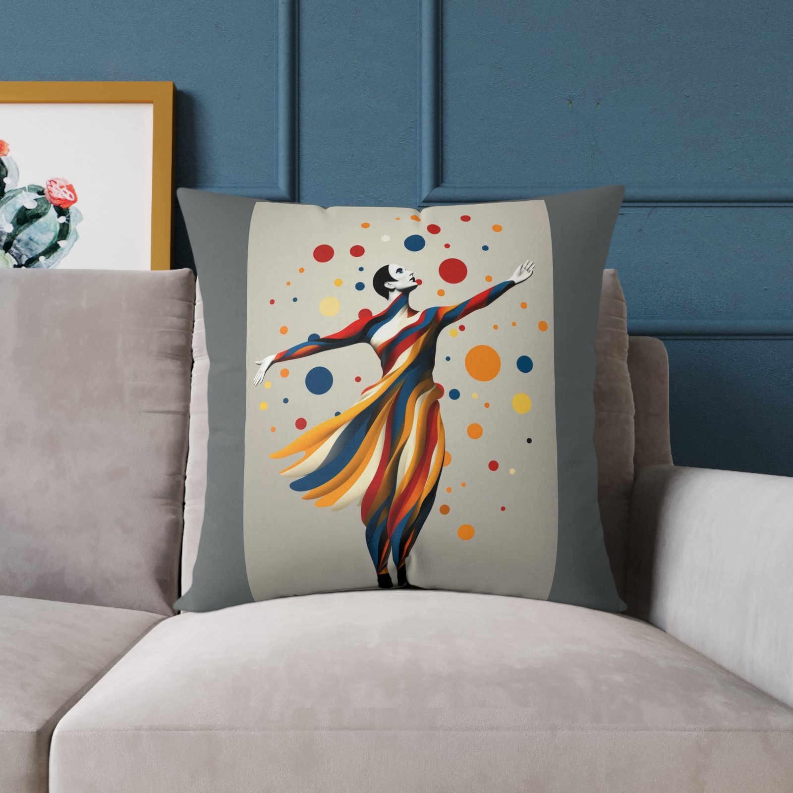Dancing Queen Cushion Square Poly Canvas Pillow - Image 15