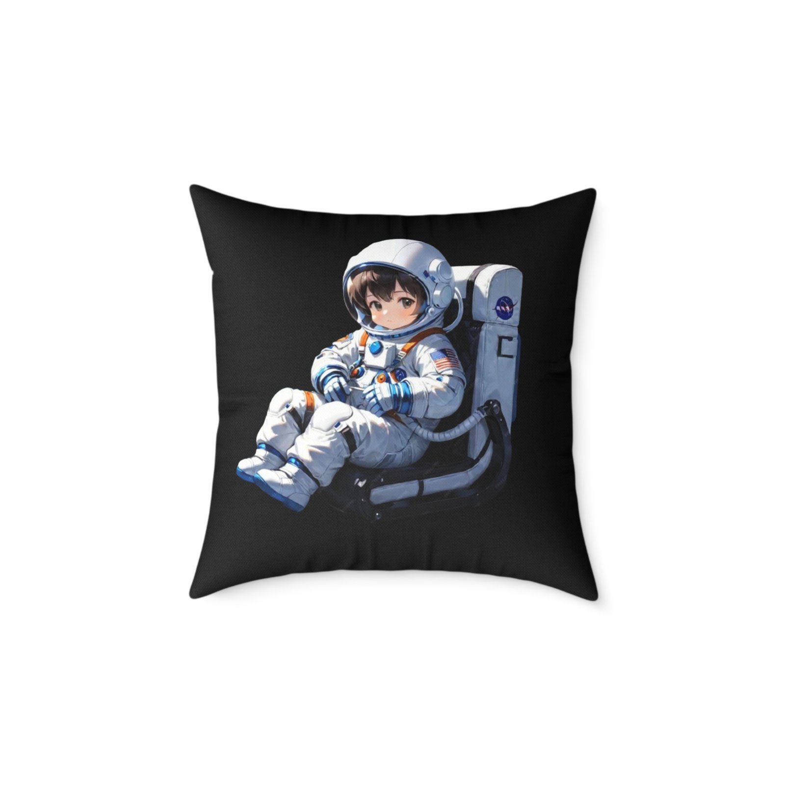 Astronaut Square Poly Canvas Pillow - Image 9