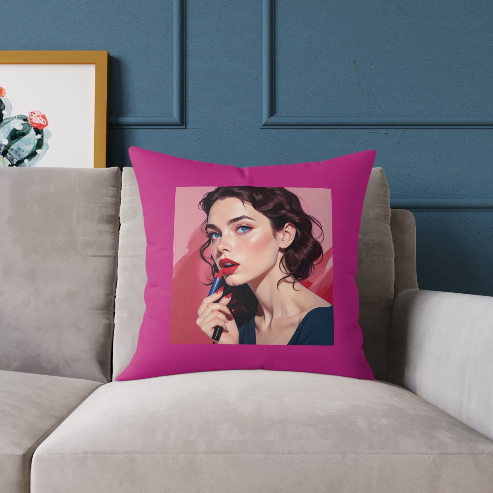 Nope Square Poly Canvas Pillow - Image 11