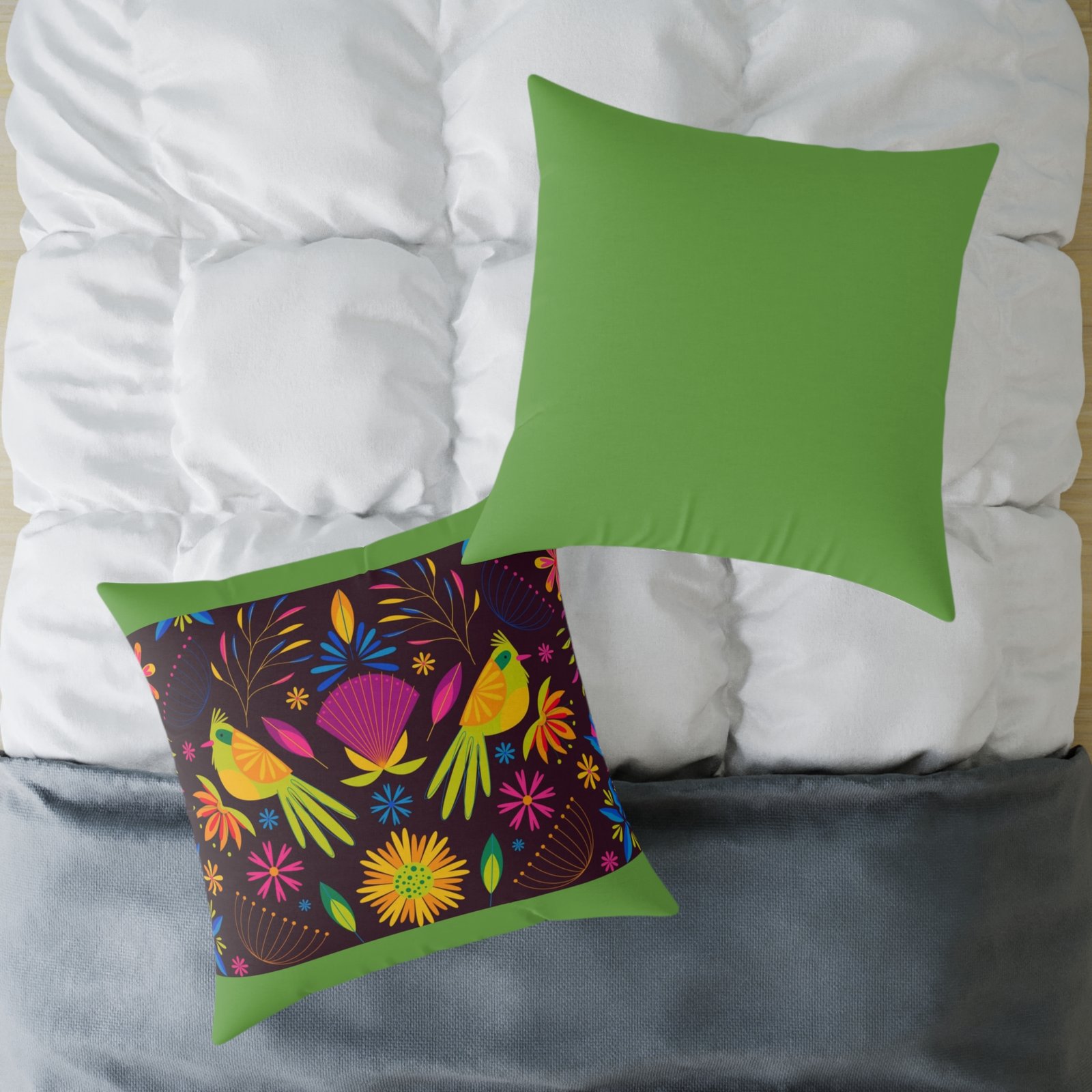 Mexico Square Poly Canvas Pillow - Image 20