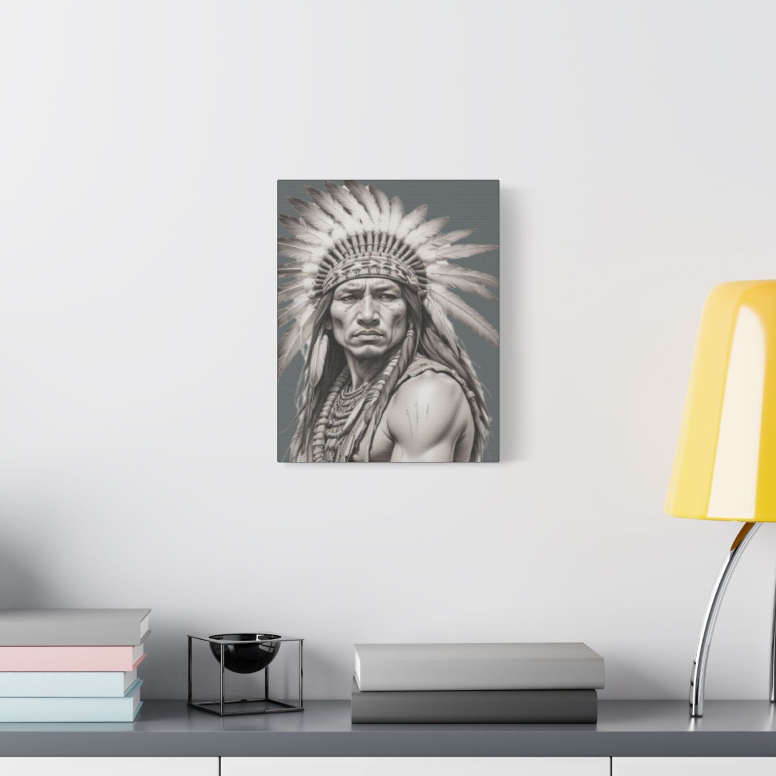 Apache Satin Canvas, Stretched - Image 3